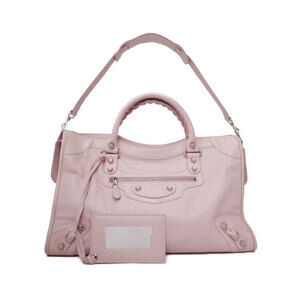 Balenciaga The Giant City Leather Shoulder Bag